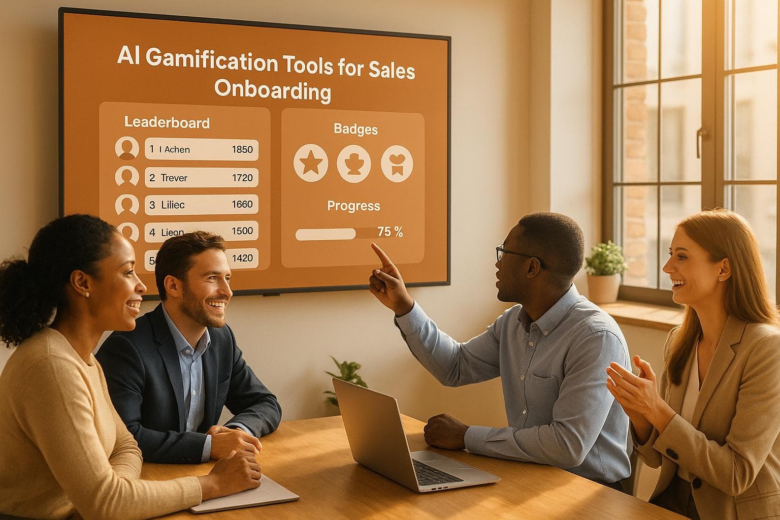 AI Gamification Tools for Sales Onboarding