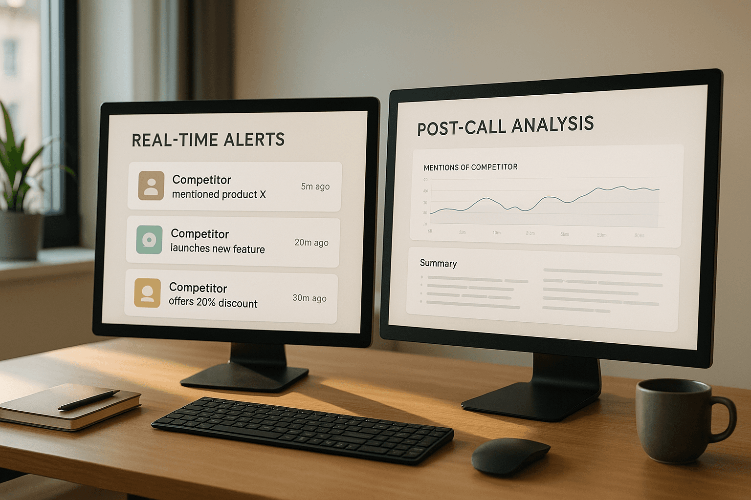 Competitor Mentions: Real-Time Alerts vs. Post-Call Analysis